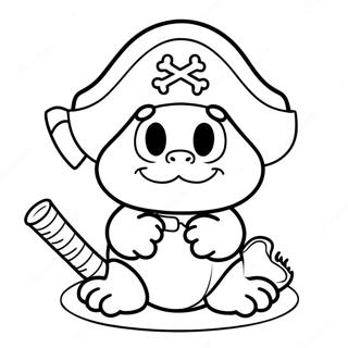 Goomba I Pirathatt Malarbild 47005-10286