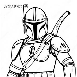 Mandalorian I Stridsrustning Malarbild 47816-10454