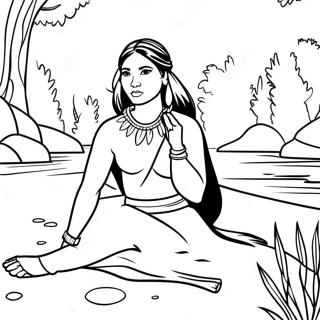 Pocahontas Målarbilder