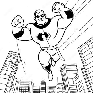 Mr Incredible I Aktion Malarbild 48529-10613