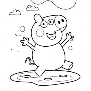 Peppa Pig Hoppar I Vattenpolar Malarbild 4920-366