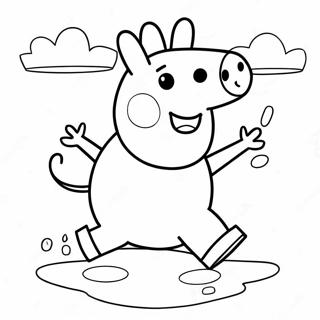 Peppa Pig Hoppar I Vattenpolar Malarbild 4920-367