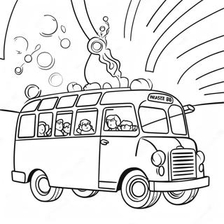 Magiska Skolbussen Vetenskapligt Experiment Malarbild 49693-10877