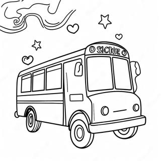Magiska Skolbussen Vetenskapligt Experiment Malarbild 49693-10878