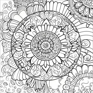 Halloween Mandala Målarbilder