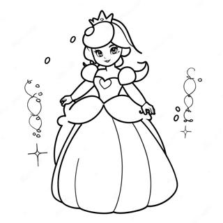 Princess Peach Målarbilder