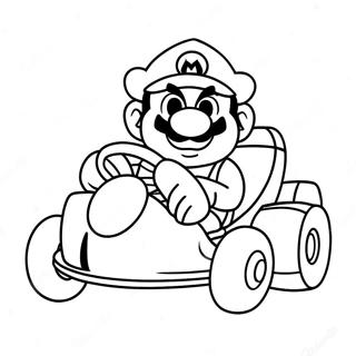 Wario I Sin Racing Kart Malarbild 50168-10979