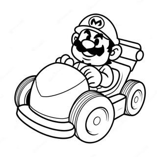 Wario I Sin Racing Kart Malarbild 50168-10980