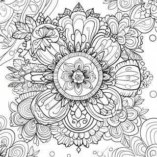 Traditionell Julmandala Malarbild 50358 11027