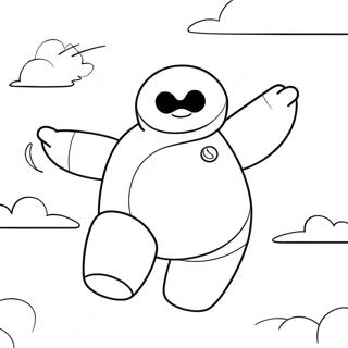 Baymax Flyger I Himlen Malarbild 51092-11171