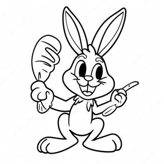 Bugs Bunny Med Morot Malarbild 51447-11250