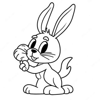 Bugs Bunny Med Morot Malarbild 51447-11252