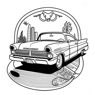 Anpassad Lowrider Med Detaljerat Interior Malarbild 51823 11343