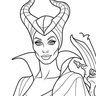 Maleficent Med Draken Malarbild 51999-11371