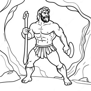 Hercules I Underjorden Malarbild 52095-11403