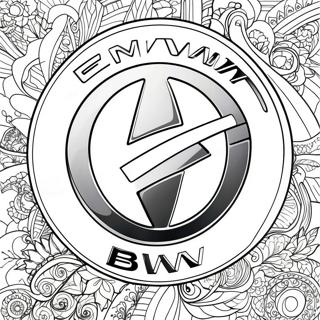 Klassisk Bmw Logotyp Malarbild 52188-11418