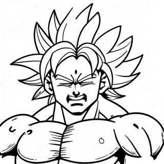 Broly Super Saiyan Malarbild 52380-11451