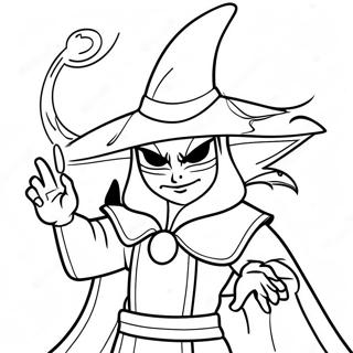 Mork Magiker Utfor Trollformel Malarbild 52486 11478