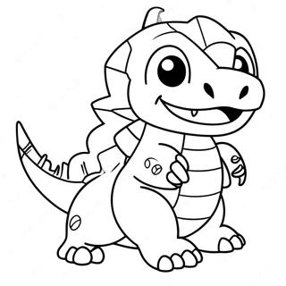 Agumon Digimon Malarbild 52578-11490