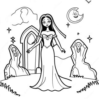 Kroppens Brud I En Manbelyst Gravgard Malarbild 52940-11579