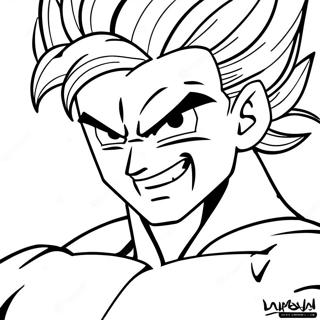 Gogeta I Super Saiyan Form Malarbild 54178-11852