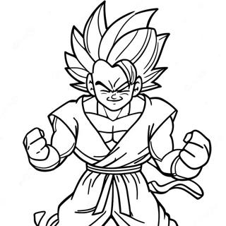 Gogeta I Fusion Dans Malarbild 54180-11858