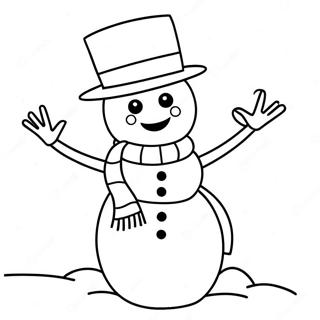 Gladjefylld Snogubbe Malarbild 54545 11939