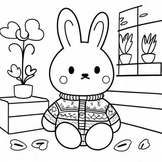 Miffy I En Mysig Troja Malarbild 54901-12028