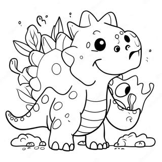Ankylosaurus Målarbilder