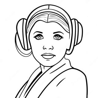 Prinsessan Leia I Heroisk Pose Malarbild 5535 2215