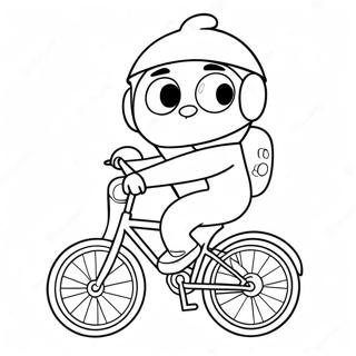 Pororo Cyklar Malarbild 56379-12348