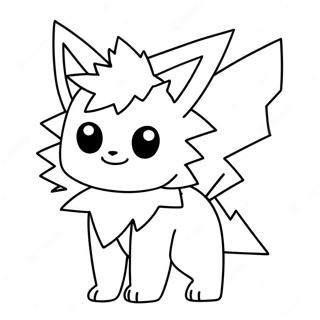 Jolteon Glittrande Malarbild 56822-12429