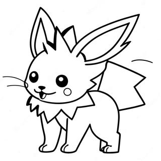 Jolteon I Aktion Malarbild 56823-12433