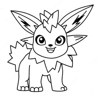 Jolteon I Aktion Malarbild 56823-12434