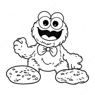 Roligt Kakmonster Malarbild 57563-12601