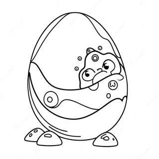 Dinosaurieägg Målarbilder