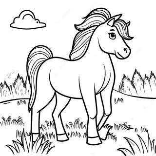 Stark Hingst Pa Angen Malarbild 59299 13002