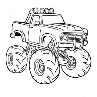 Farglaggningssida Med Fargglad Monstertruck 59682-13070