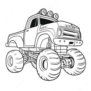 Farglaggningssida Med Fargglad Monstertruck 59682-13071