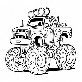 Farglaggningssida Med Fargglad Monstertruck 59682-13072