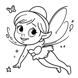 Tinker Bell Flyger I Himlen Malarbild 60311-13210