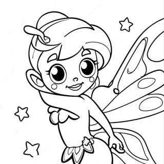 Tinker Bell Med Glittrande Fe Pulver Malarbild 60312-13213