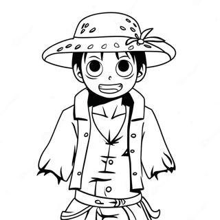 Luffy I Piratklader Malarbild 60853-13350