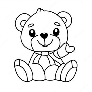 Lekfull Jag Alskar Dig Nallebjorn Malarbild 61318-13480