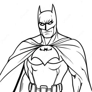 Batman Med En Fladdrande Kappa Malarbild 6269-2261