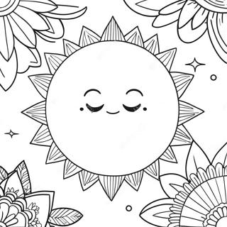 Boho Sol Och Mane Malarbild 62701-13864