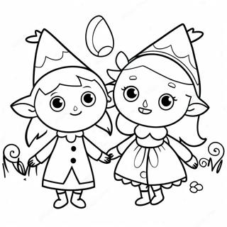 Ben Och Holly Målarbilder