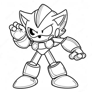 Metal Sonic Målarbilder