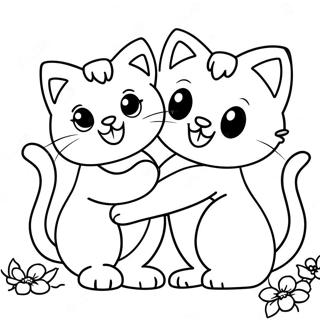 Lekfulla Kattungar Pa Varen Malarbild 657-1598