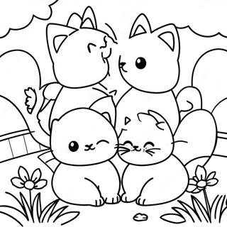 Lekfulla Kattungar Pa Varen Malarbild 657-1600